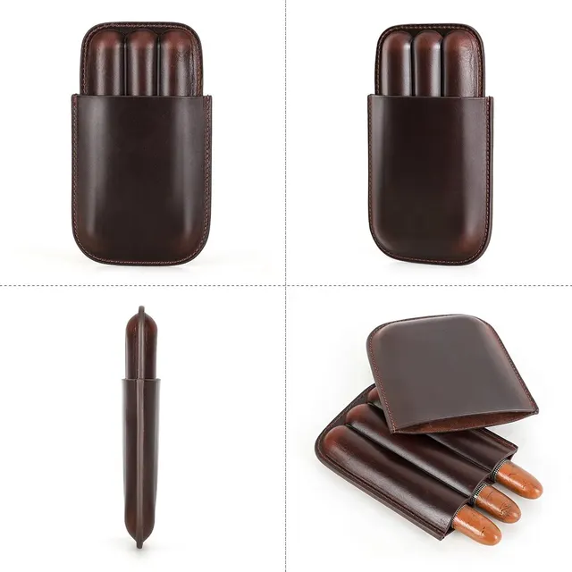 Genuine Leather Cigar Case - Image 4