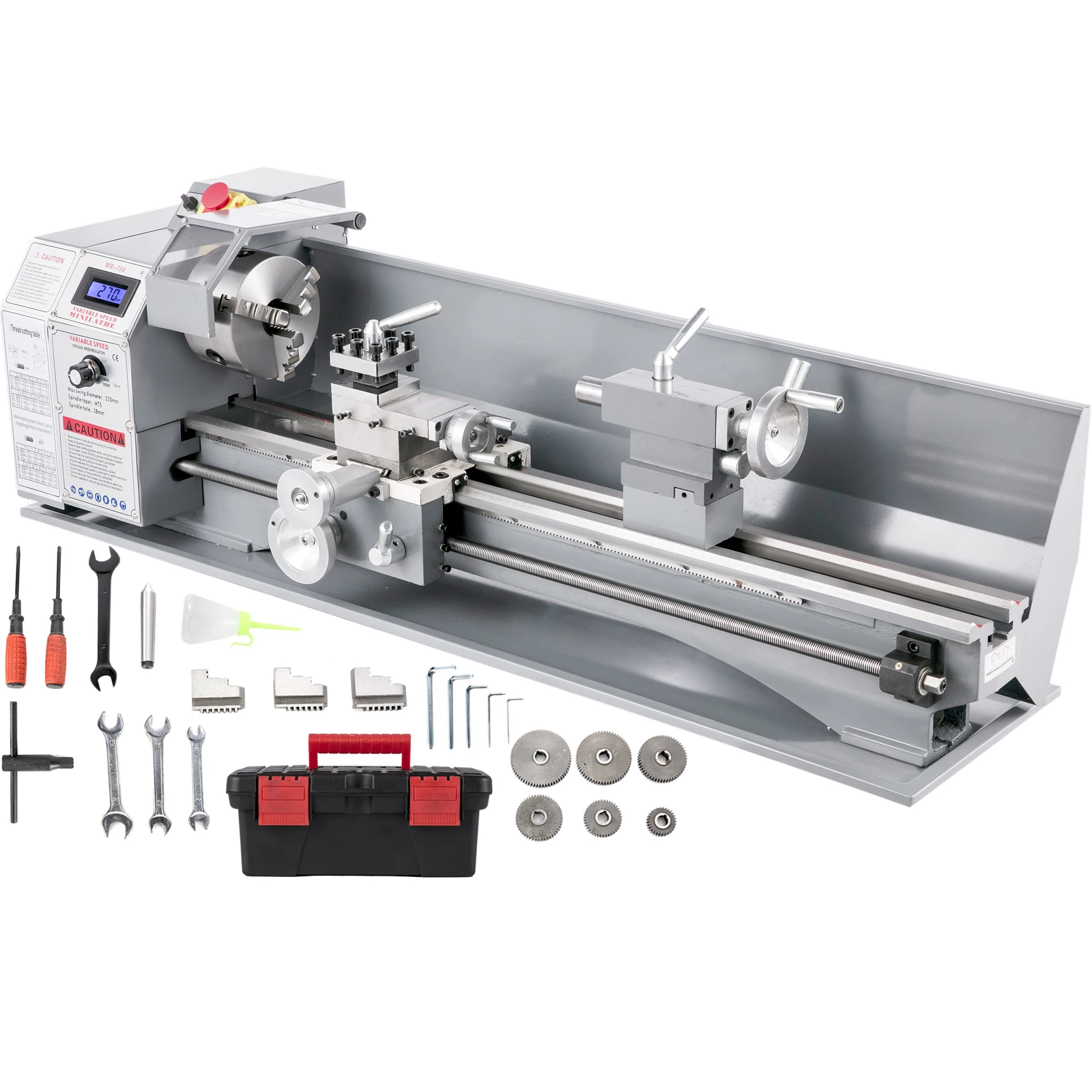 Metal Mini Lathe Machine for Counter Face Turning Drilling