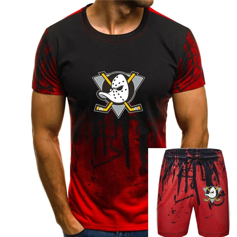 

New Anaheim Duck 2020 Skin Orange Jersey Black T Shirt M Xxxl