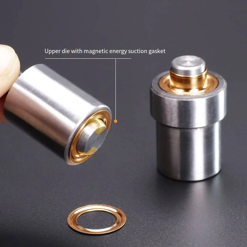 Hand Press Eyelet Mold Eyelet And Grommets Kit eyelet punch tool set eyelet grommet ring eyelet grommet ring kit metal eyelet buttons Sail Rings Punch Set Metal Industrial Magnetic Hollow Button Mould