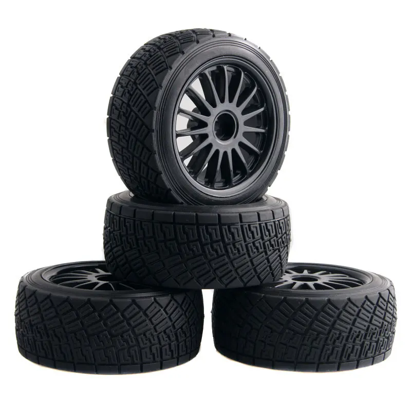 4 Pz 2.2 Pollici Cerchioni Mozzo E 80Mm Pneumatici Pneumatico Rc Car Part Rc Car 1/10 Fit 1:10 Hpi Wr8 Flux Rally 3.0 110697 94177