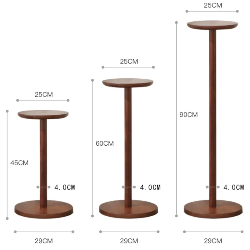 Solid Wood Flower Stand Living Room Plant Shelf Floor-to-ceiling Balcony Pot Stand Simple Practical Beech Shelf