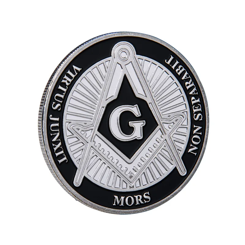 Occhio Di Dio Metallo Lacca Artigianato Monete Decorative Massoni Europei E Americani Regalo Commemorativo Raccoglitore Di Monete