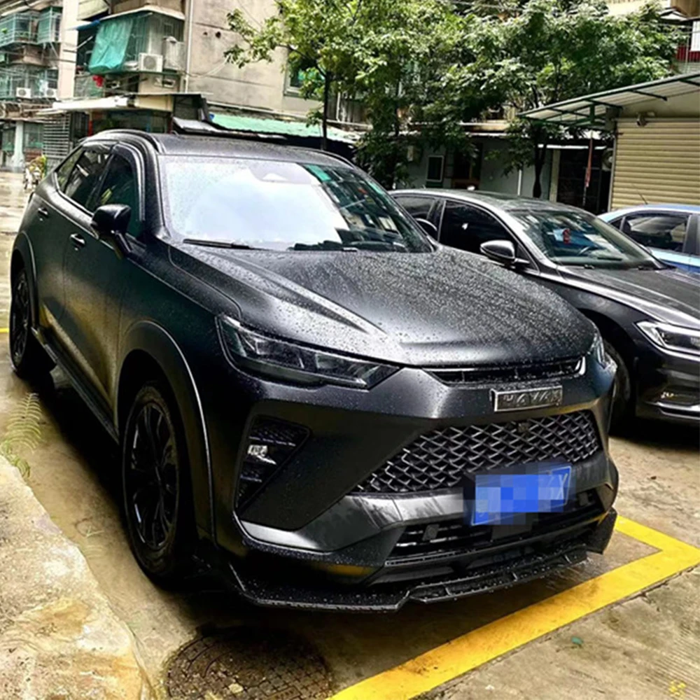 Car accessories car front bumper splitter lip chin diffuser body kit protector guard for Haval H6 GT