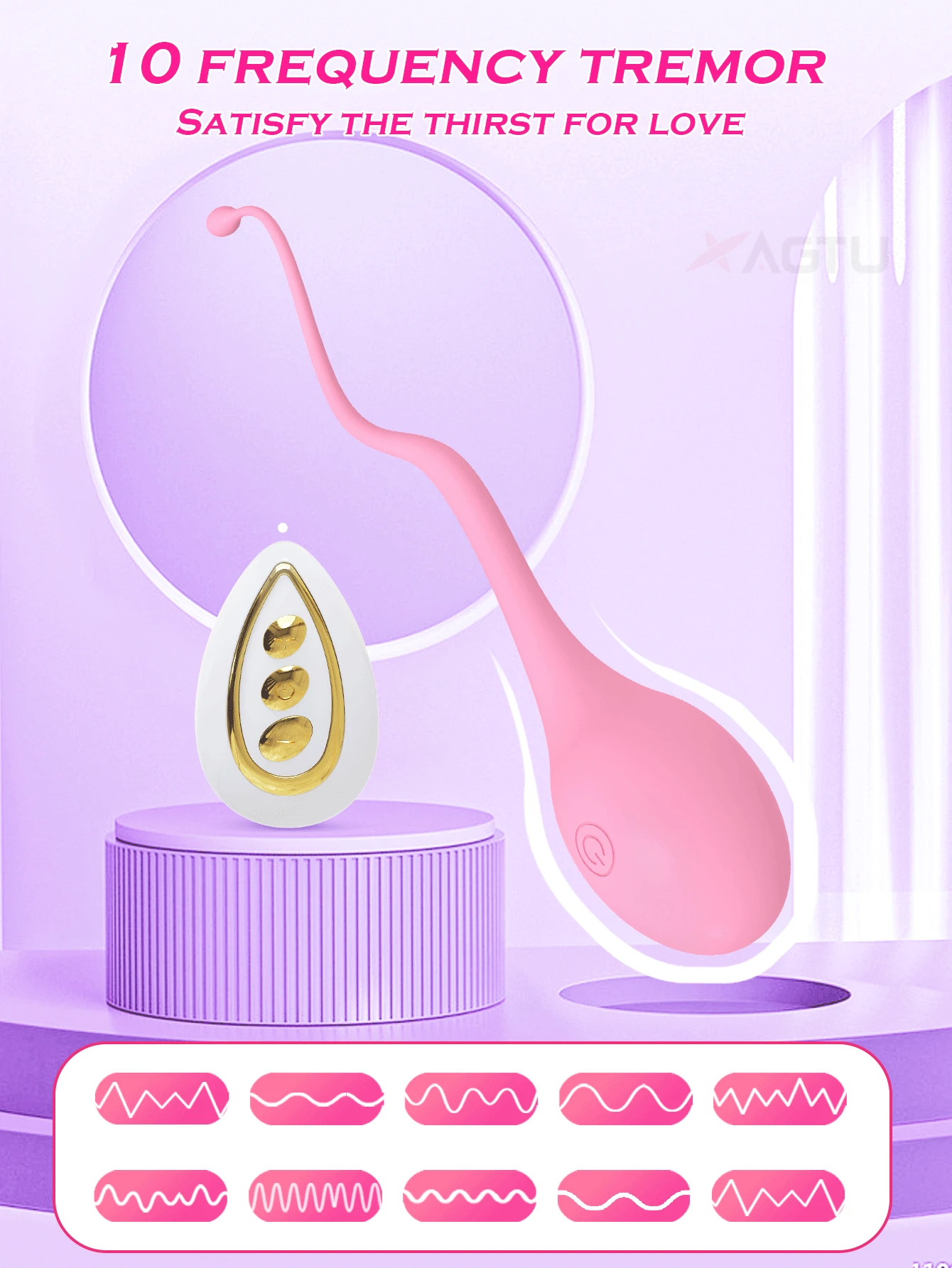 G-spot Vibrator With Remote Control Wireless Clitoral Stimulator_voghion.com