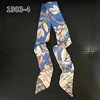 Boutique 2023 Luxury Silk Scarf Slim Hair Accessories Fashion Bag Handle Ribbon Women's Horse Print Headband Women's Autumn New 6
