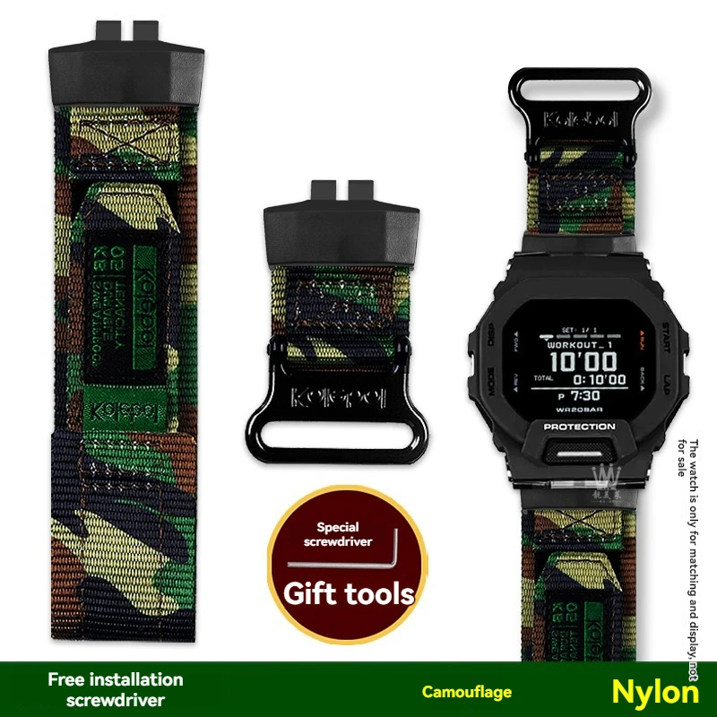 Nylon Canvas Outdoor Sports Watch Strap