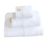 AHSNME White Cotton Personalise Bath Towels Hotel SPA Club Sauna Beauty Salon Custom Embroidery Logo Restaurant Hand Towel 2