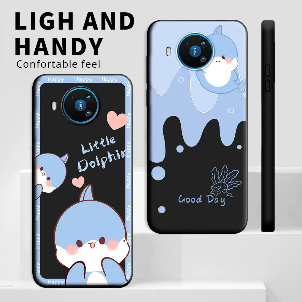 Shockproof Silicone TPU Phone Case - Fashion Cartoon Back Cover for Nokia 8.3 5G & 8 V 5G UW