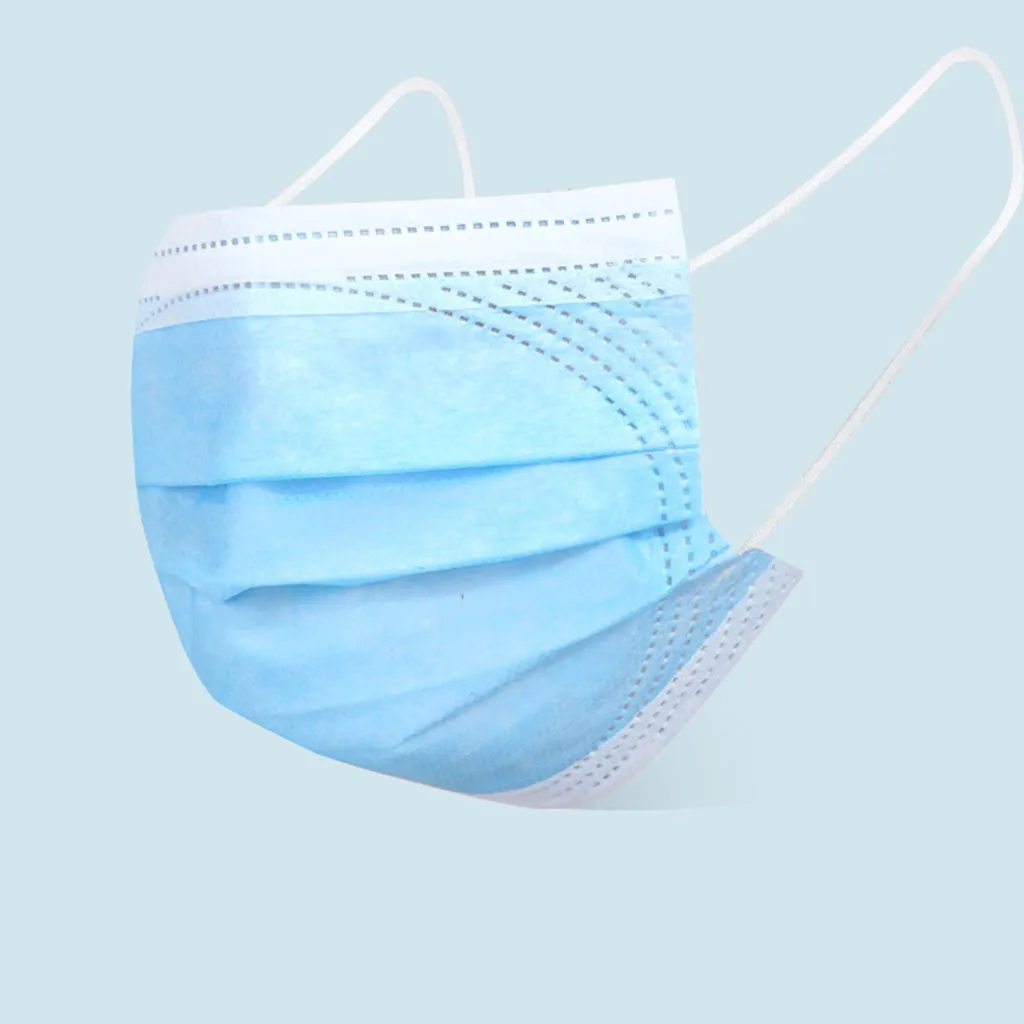 Kids Mask Disposable Face Mask Industrial 3Ply Ear Loop Child Outdoor Dust-Proof Face Protective