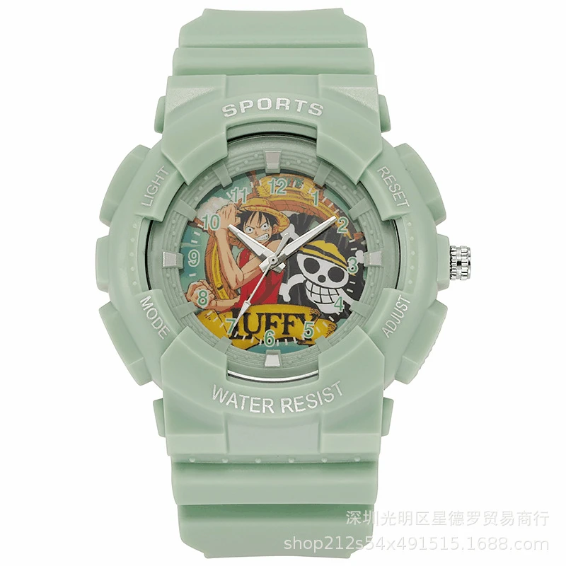 One Piece Kids Waterproof Watch – Luffy Anime Quartz Sports Gift