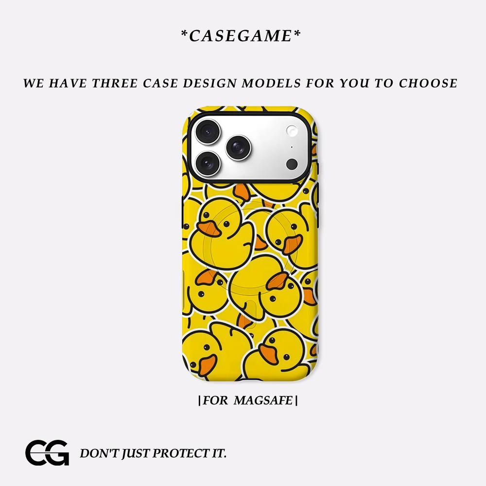 Magnetic Yellow Rubber Ducks Phone Case - Durable and Stylish Cover