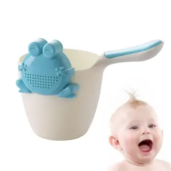 Secchio da bagno per bambini, per il lavaggio del corpo, per doccia, con design a forma di orso, per risciacquare i capelli e proteggere gli occhi dei neonati