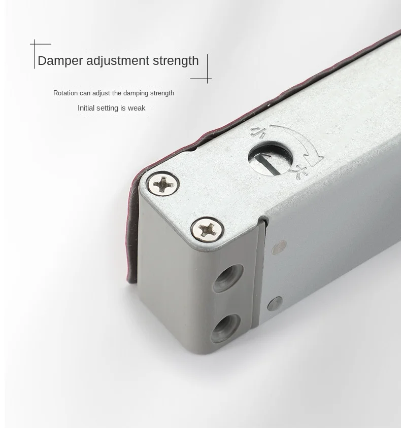 NEW Indoor Invisible Door er Damper Liquid Door Closer Pressure Household Silent Closer Anti Pinch Hand