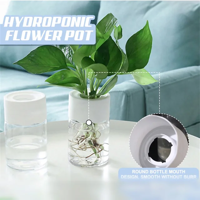 Mini Hydroponic Flower Pot Home Vase Decor Transparent Imitation Glass Soilless Plant Pots Green Plants Pot For Home Decoration 5 Mini Hydroponic Flower Pot Home Vase Decor Transparent Imitation Glass Soilless Plant Pots Green Plants Pot For Home Decoration 5