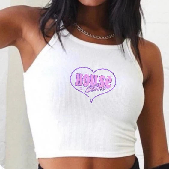 Short-sleeved T-shirt women's summer new fashion sweet spice print design sense short slim-fit top