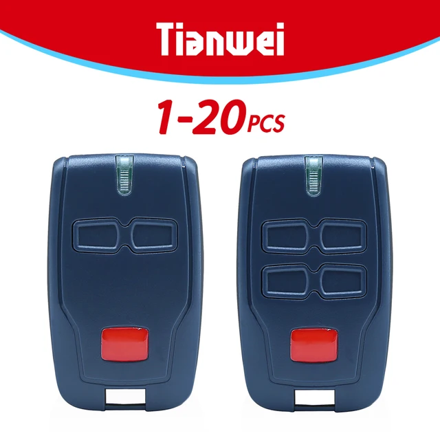 1-20 pcs for BFT MITTO 2&4 B RCB02 RCB04 KLEIO B RCA02 RCA04 TRC1 TRC2 TRC3 Garage Door Remote Control 433.92MHz Rolling Code 1