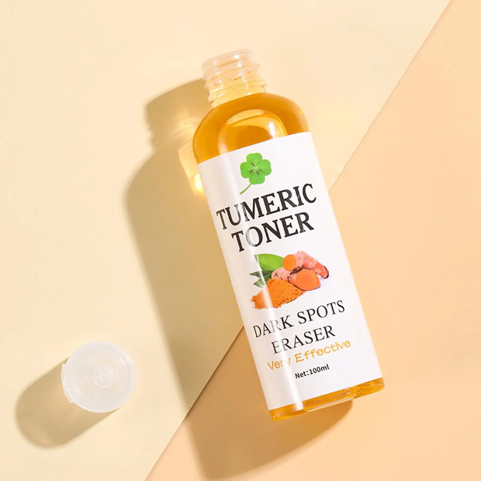 100ml Tumeric Dark Spots Toner Eraser Corrector Turmeric Blemishes Toner Fade Remover Dark Moisturizing Brightening Skin Care