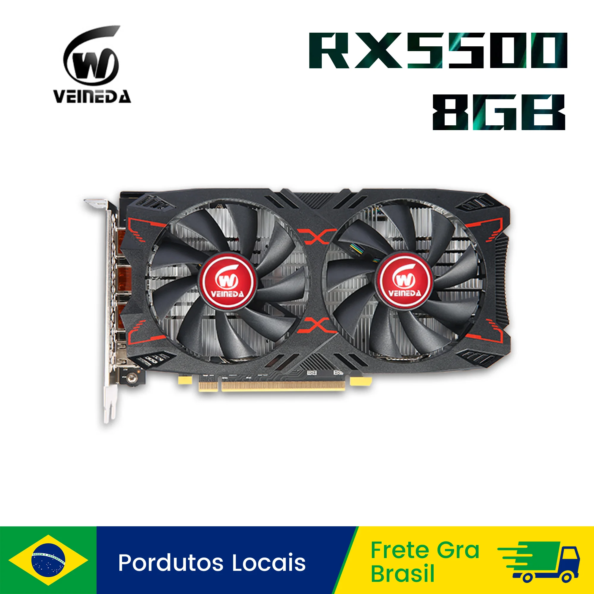 Placa de Vídeo  RX 5500  8GB  RX5500