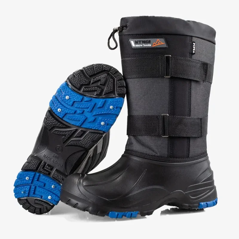 Winter Fishing Boots Thicken Warm SnowShoes Outdoor Hunting Climbing Hiking Skiing Snowfield Non-slip Waterproof Boots