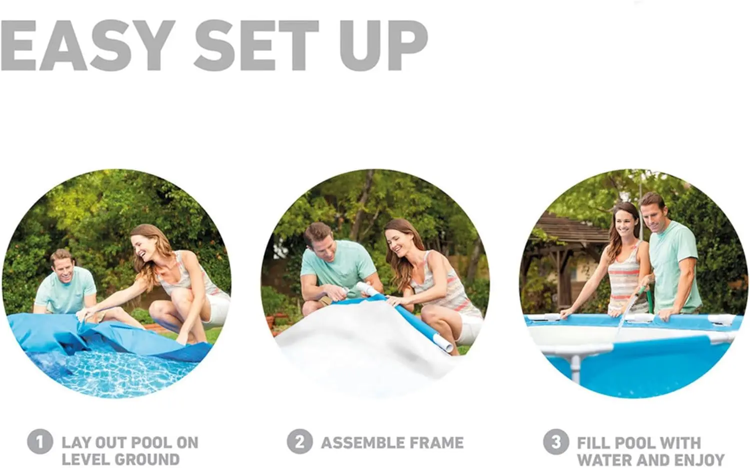 Metal Frame 12 ft x 30 in Round Above Ground Pool 2