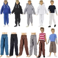 1 ensemble de vêtements de poupée, pull, vêtements décontractés, tenue pour poupée Ken de 12 pouces, plusieurs styles au choix 1