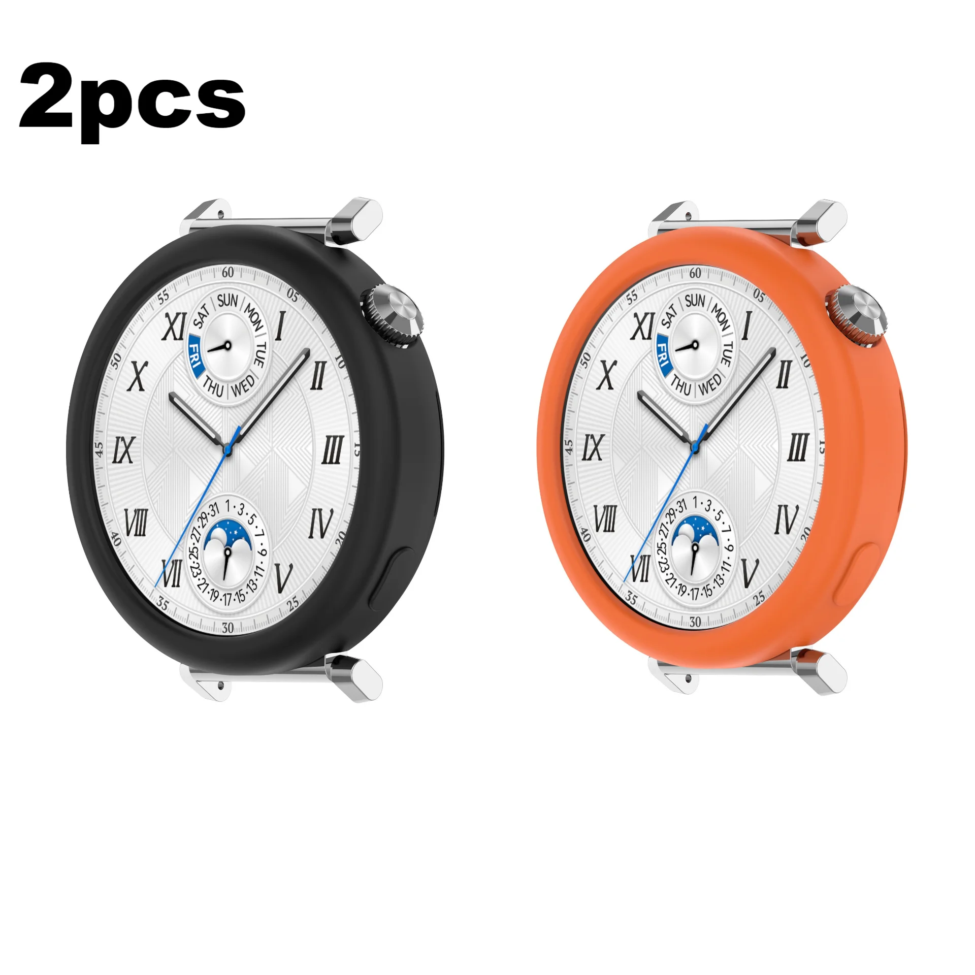 Premium Silicone Watch Case - Soft Protective Cover and Accessory