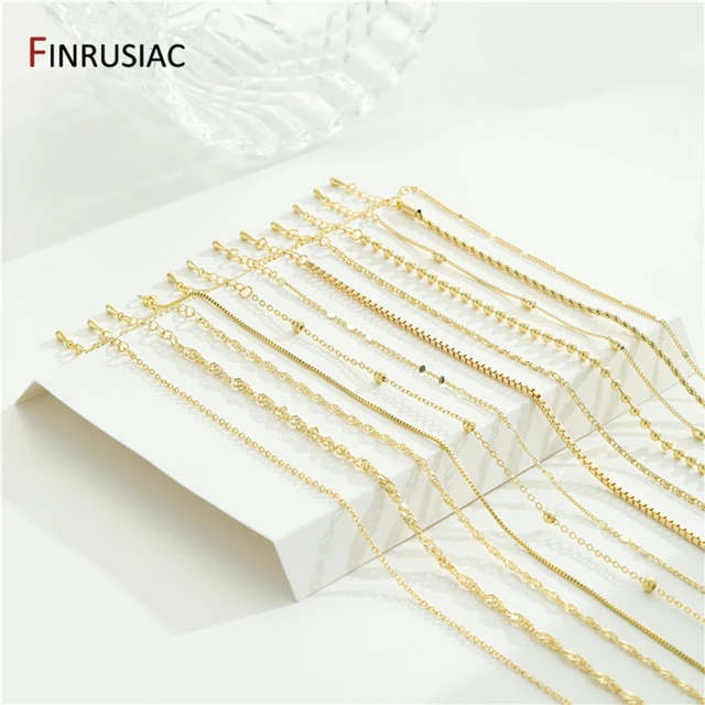 Gold Plated Brass Jewelry Making Supplies  14k Gold Plated Jewelry Making  Supplies - Jewelry Findings & Components - Aliexpress