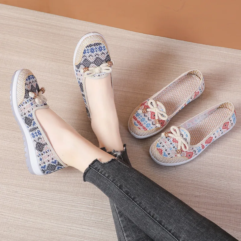 

Summer Mesh Ventilate Flat Shoes Women 2023 New Sneakers for Women's Fashion Outdoor Walking Casual Mom's Shoes Chaussure Femme