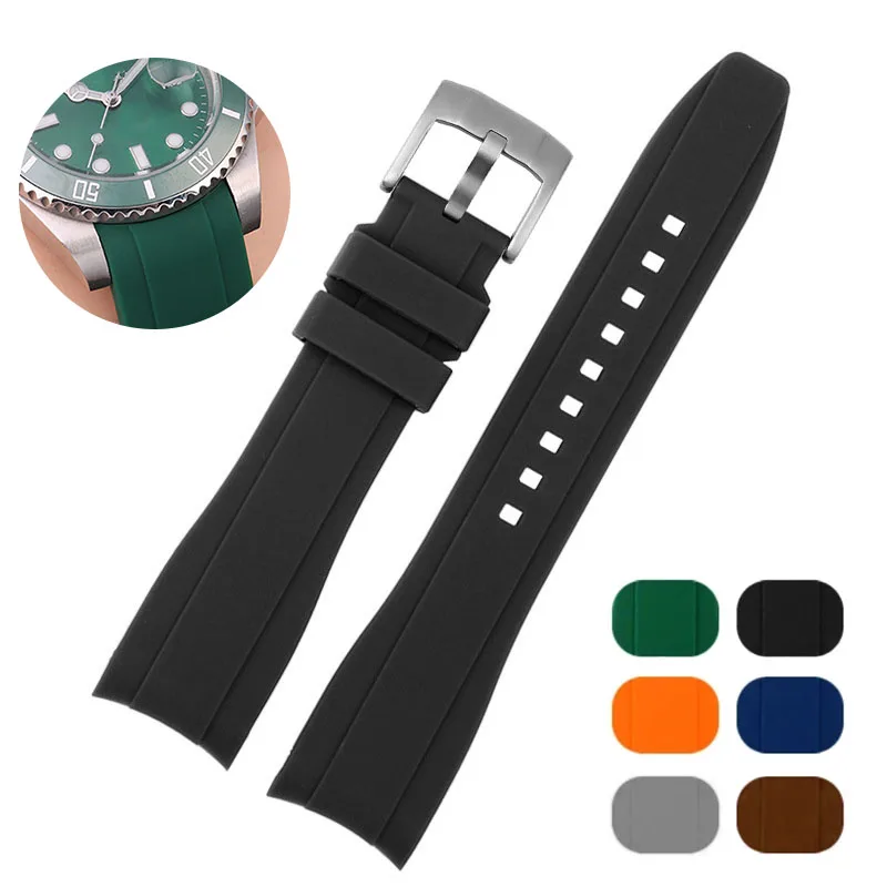 Popular Silicone 8 mm Watch Strap 2174_WHT_K0027425 main image 1