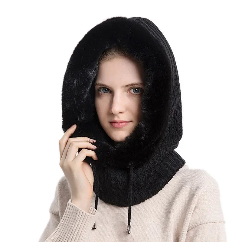 

Winter Warm Fleece Hat Hood Windproof Breathable Thermal Neck Scarf Face Beanies Balaclava Outdoor Cycling Hiking Motorcycle