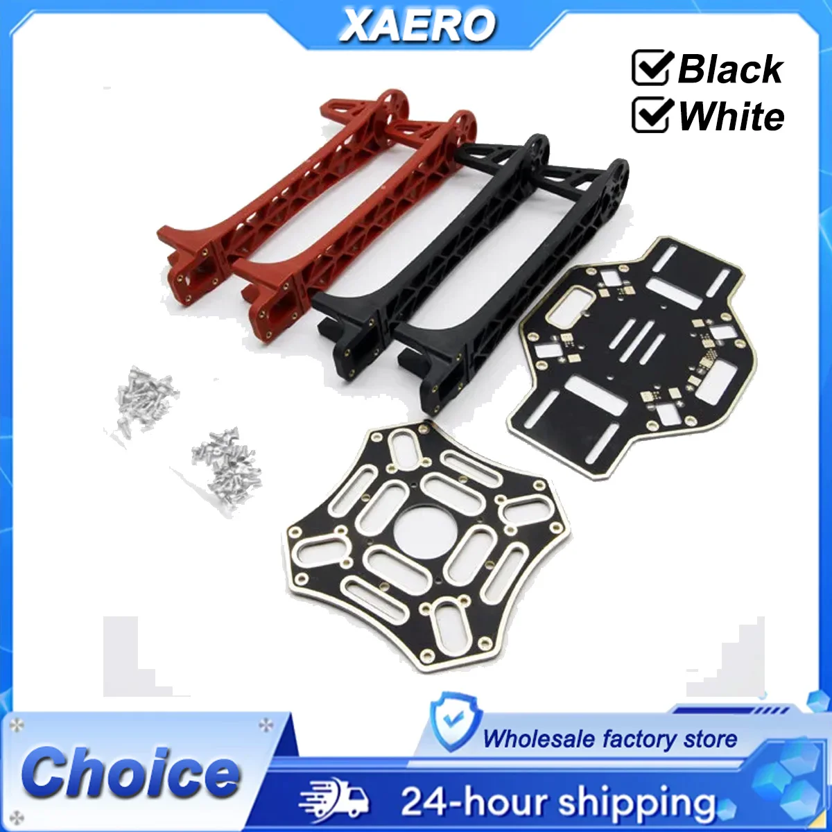 Hélices et cadre du Drone Mini Toy Extra Quadricoptère 450mm DIY Kit RC en gros plan