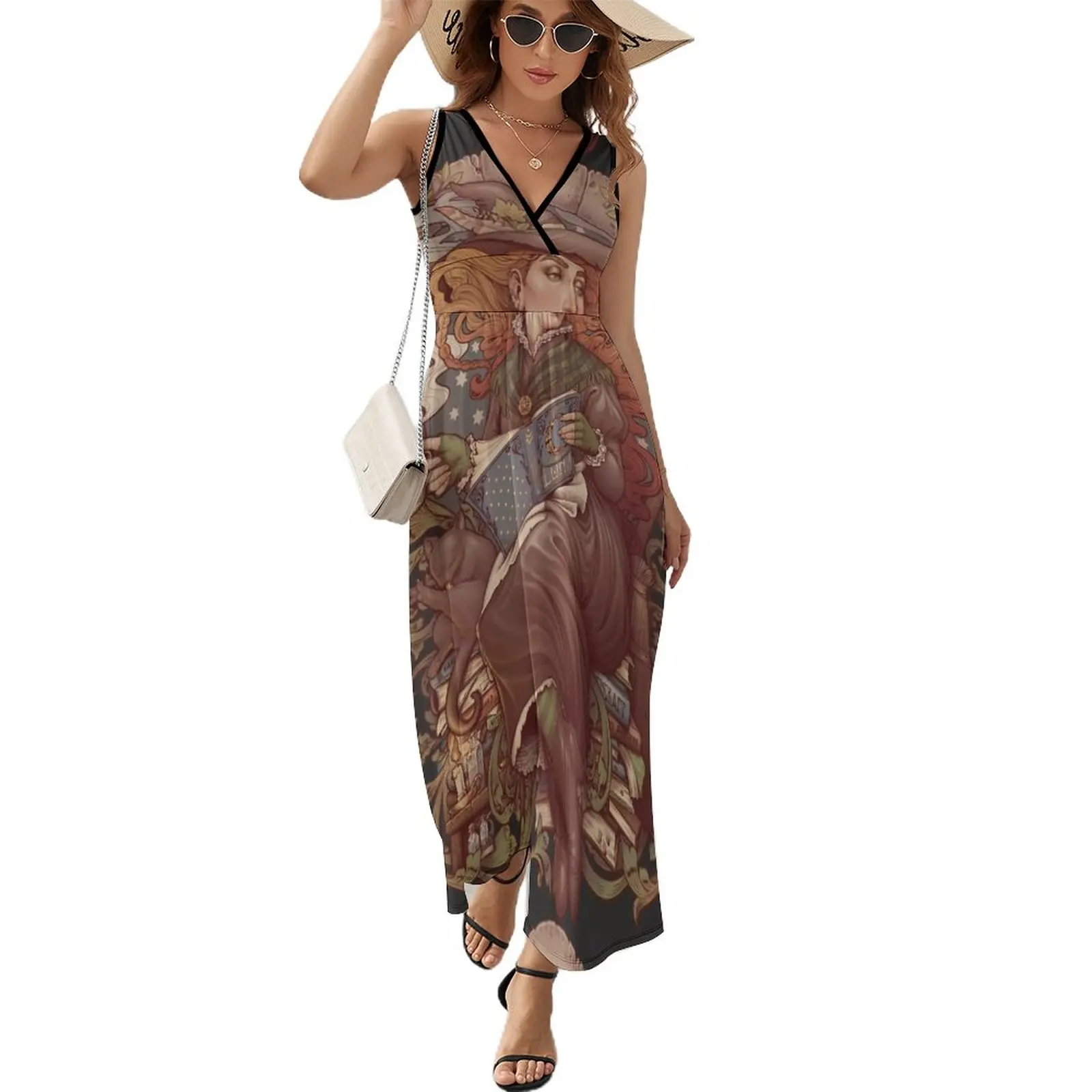 

NOUVEAU FOLK WITCH Sleeveless Dress dress for women 2023 Long veiled dresses Dress for girls Womens dresses