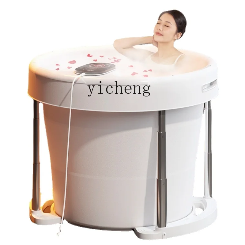

Zf Adjustable Folding Bath Barrel Adult Bath Bucket Bath Bucket Thickened Household