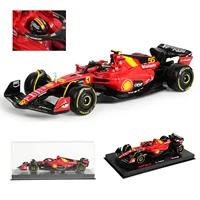 Bburago 1:43 Ferrari SF23 Monza C.Sainz NO.55 /NO.16 Formula One Cars Simulated Alloy Car Model 2