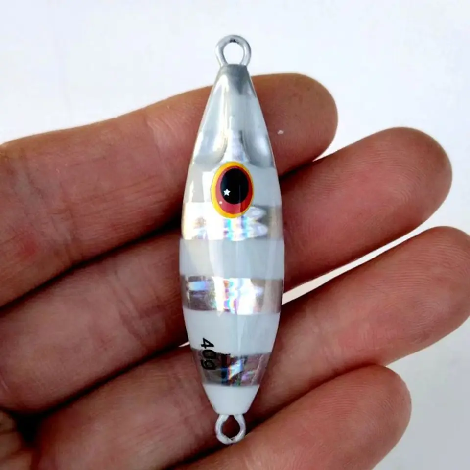 Jig Noctilucent Slow Pitch – Con Doppi Assist, Spedizione Gratuita