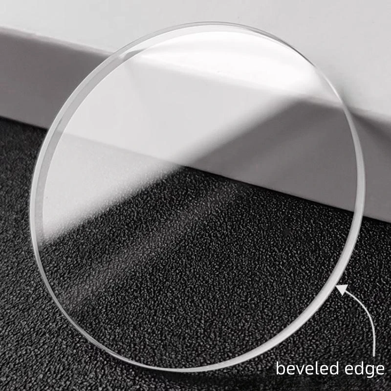 Verre de montre rond épais de 1,0/1,5/2,0/2,5/3,0 mm, lentille de