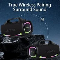 Zealot S79 100W Wireless speaker, Outdoor Portable Subwoofer Speaker, Hifi Sound quality,Dual Pairing, Fast Charging,24000mAh. - Image 5