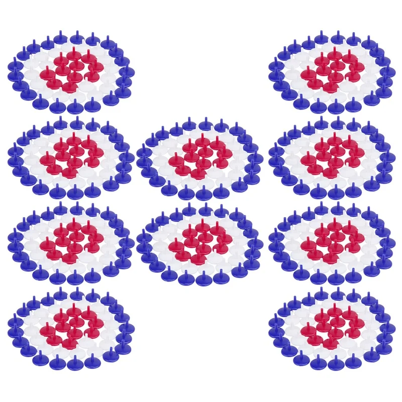 

500 шт., маркеры для мяча для гольфа, 18 мм, случайный цвет