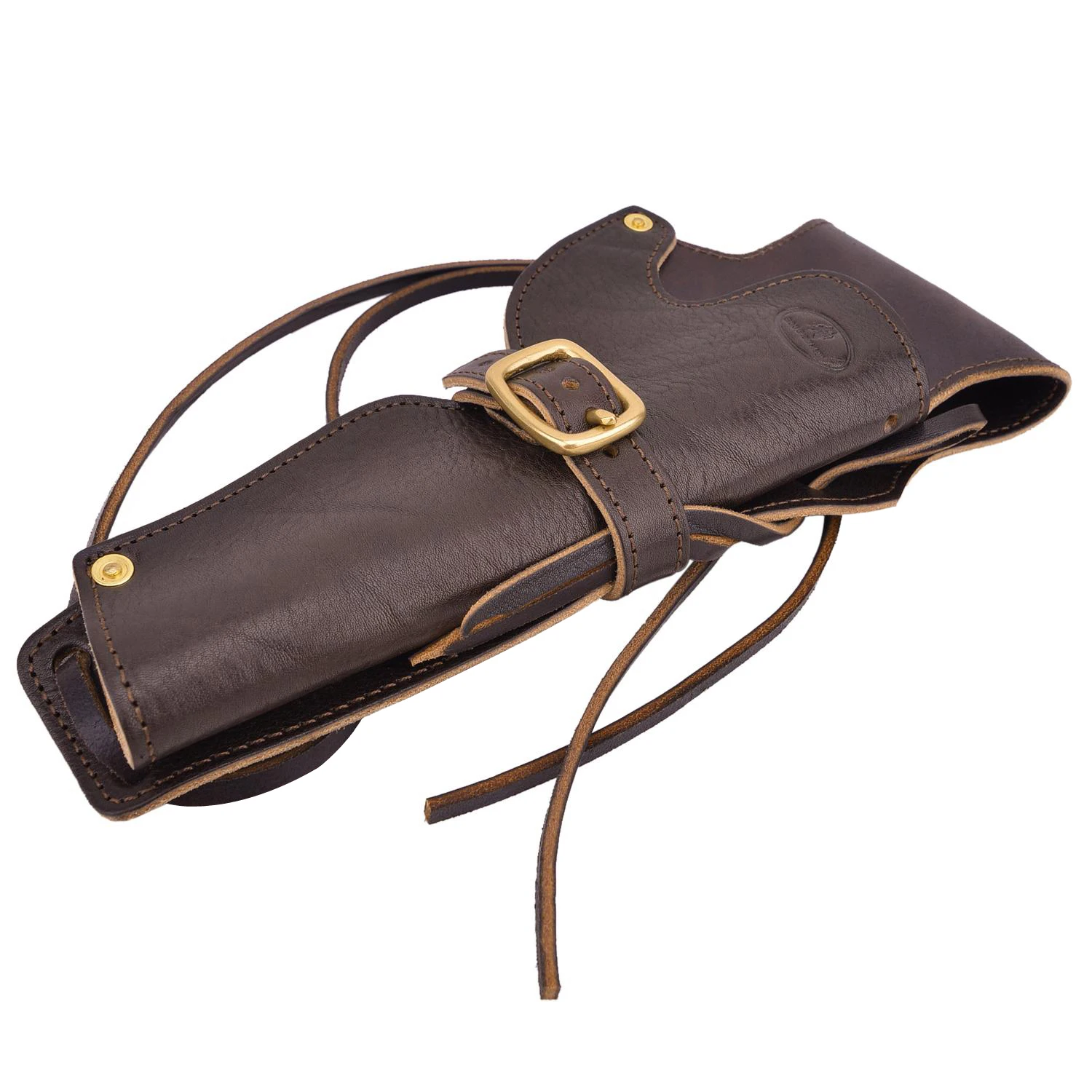 WAYNE'S DOG Western Gun Belt Holster Set - Dual Revolver Holsters With Knife Sheath