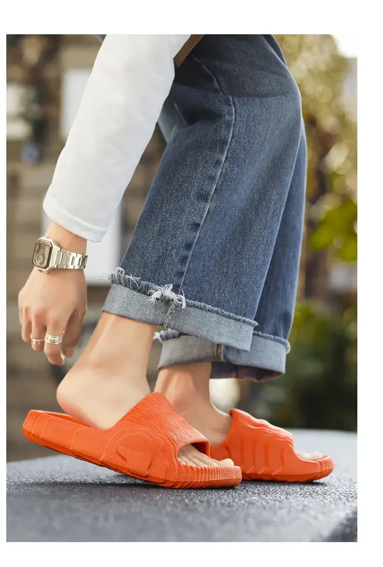 Herren- und Damen-Sandalen: Luxuriöse, ultraleichte Outdoor-Slipper für Sommer und Strand – Rutschfeste, weiche Unisex-Sandalen – Detail 19