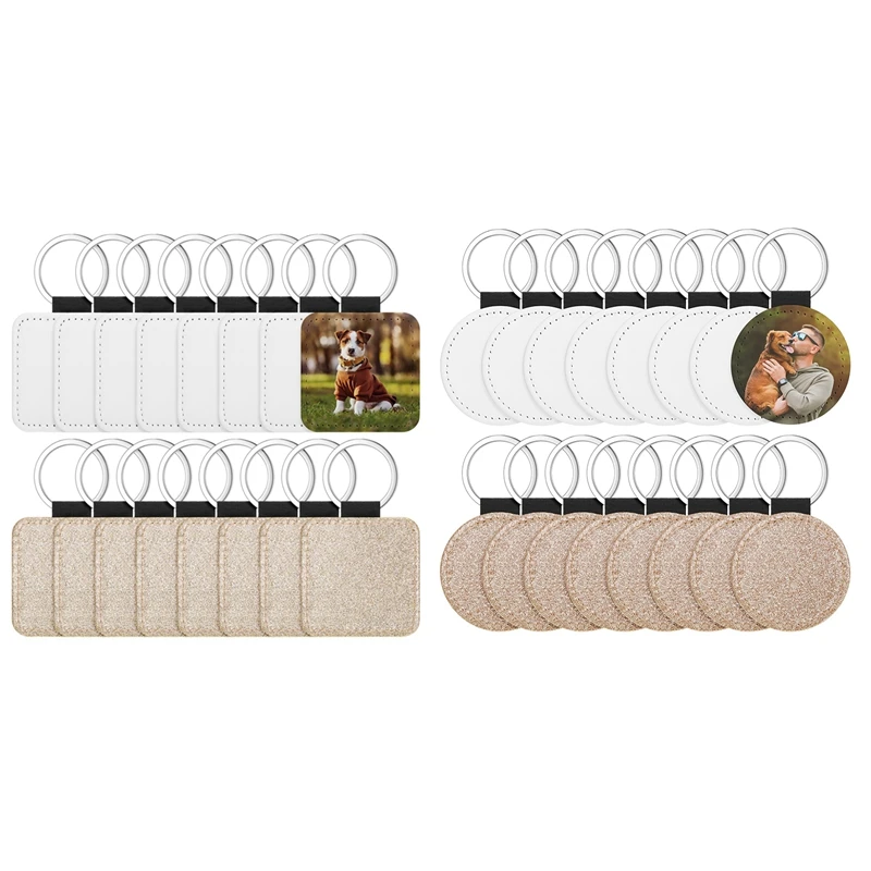 

16 шт., сублимационные заготовки для брелоков