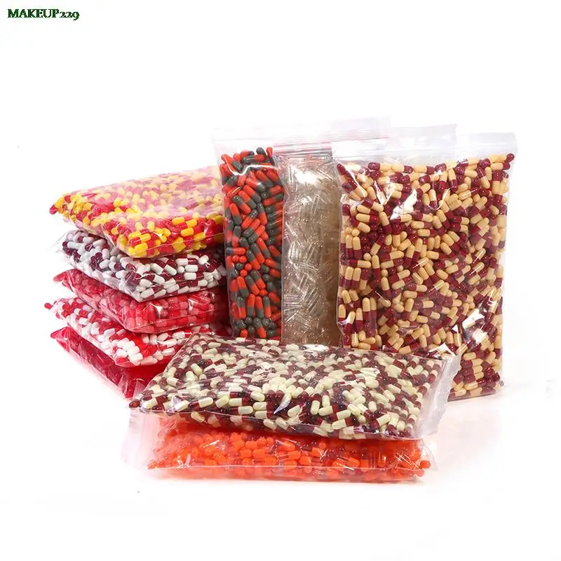 1000Pcs 1 Empty Hard Gelatin Capsule Clear Kosher Gel Empty Gelatin