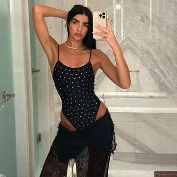 Diamond One Piece Swimsuit With Lace Pants Sexy Bikini Women Swimwear 2025 Swim Suits Female Biquini Sliming Bodysuit Beachwear