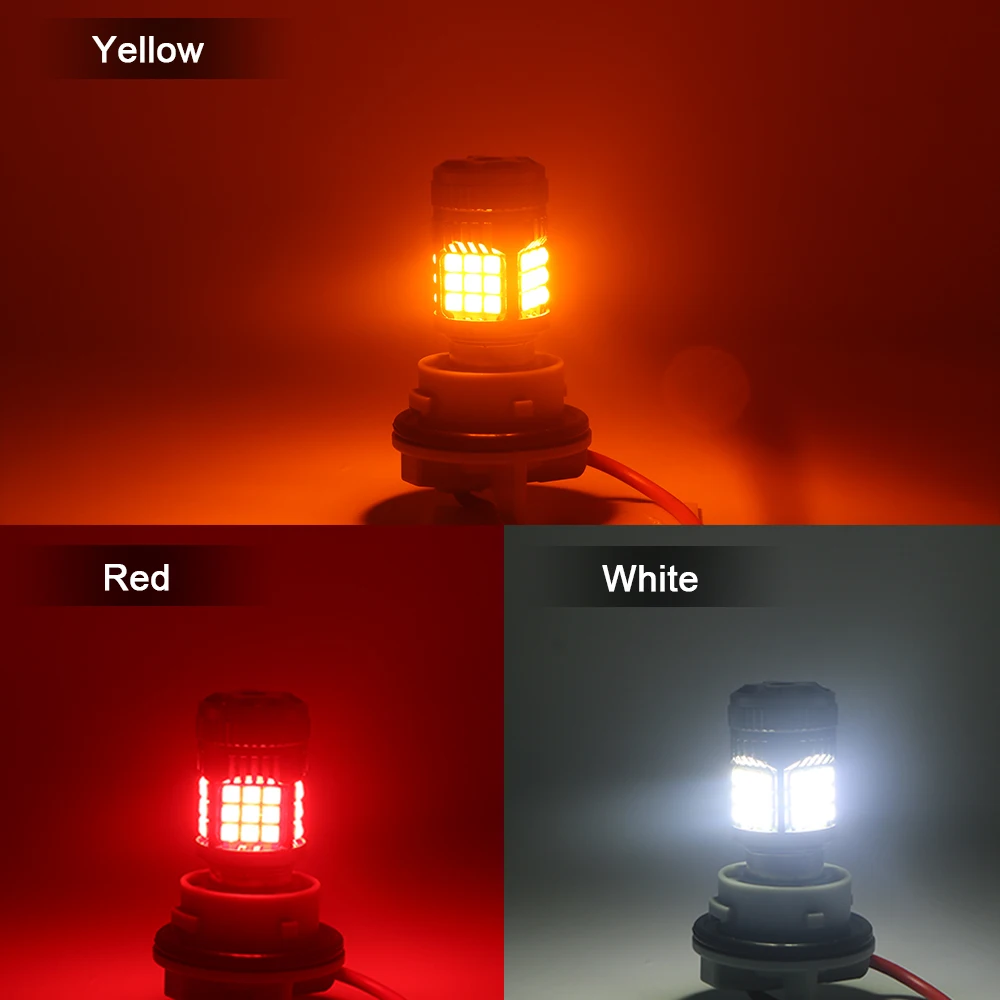 Ampoule LED Canbus BA15S 1156 P21W 7440 WY21W, sans Hyper Flash, ambre  jaune 3020EMC, clignotant automatique, lumière de recul, 1 pièce -  AliExpress