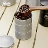 Stainless Steel Coffee Bean Airtight Cans Sealed Cans Outdoor Camping Kitchen Tin Storage Box Coffee Jar Canister Set 370ml 5