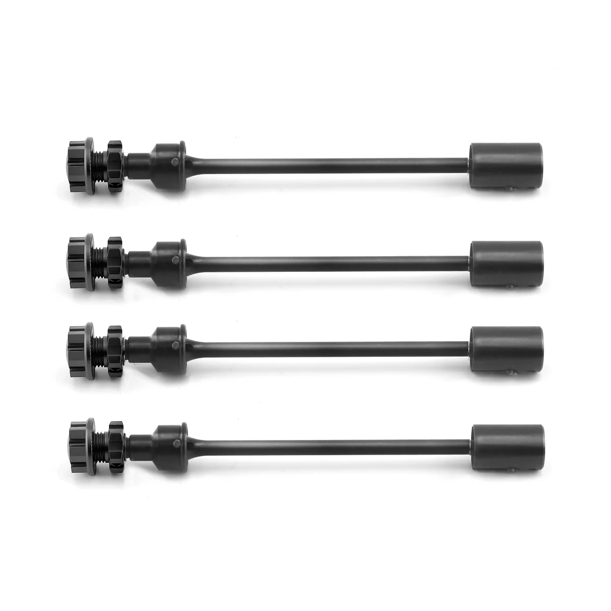

4Pcs Steel Drive Shaft CVD Driveshaft with Splined Wheel Hex for TRAXXAS E-Revo 2.0 86086-4 1/10 RC Car Upgrade Parts,4