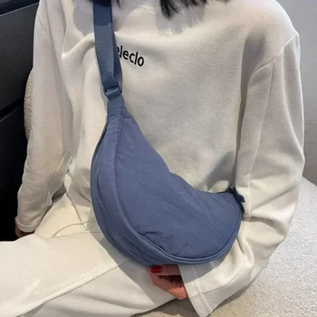 Borsa a tracolla Hobos in nylon casual per donna Borse a tracolla firmate Tote di grande capacità Borsa da viaggio Shopper da donna Borse femminili 2023
