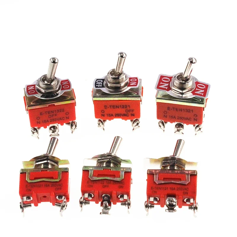 Rocker Toggle Switch E-TEN1322 E-TEN1321 E-TEN1021 E-TEN1121 E-TEN1122 E-TEN1221 Toggle Power 5PCS