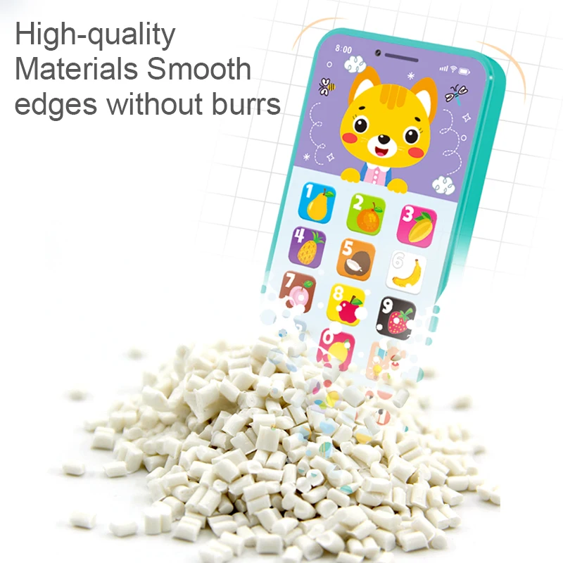 어린이 시뮬레이션 전화기  뮤지컬 조기 교육용 장난감 영어 학습 휴대폰 조명 소리가 나는 모바일 보컬 장난감